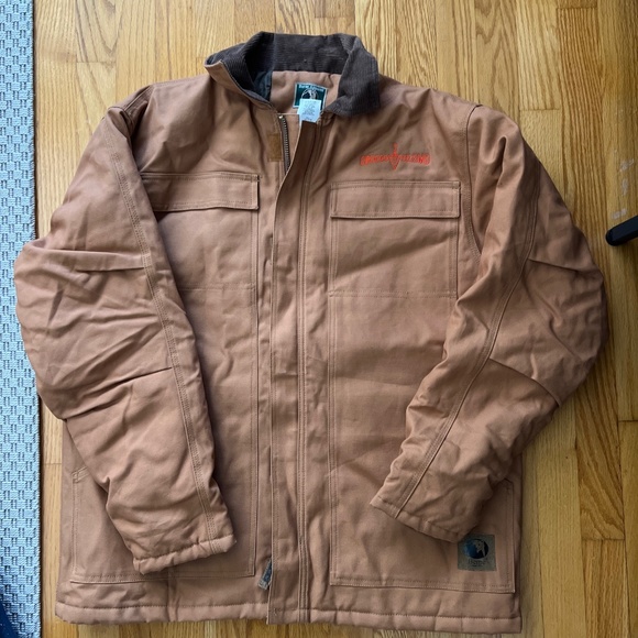 Berne Apparel Long Sleeve Heritage Duck Chore Coat Mens Size L Brown - Picture 1 of 9